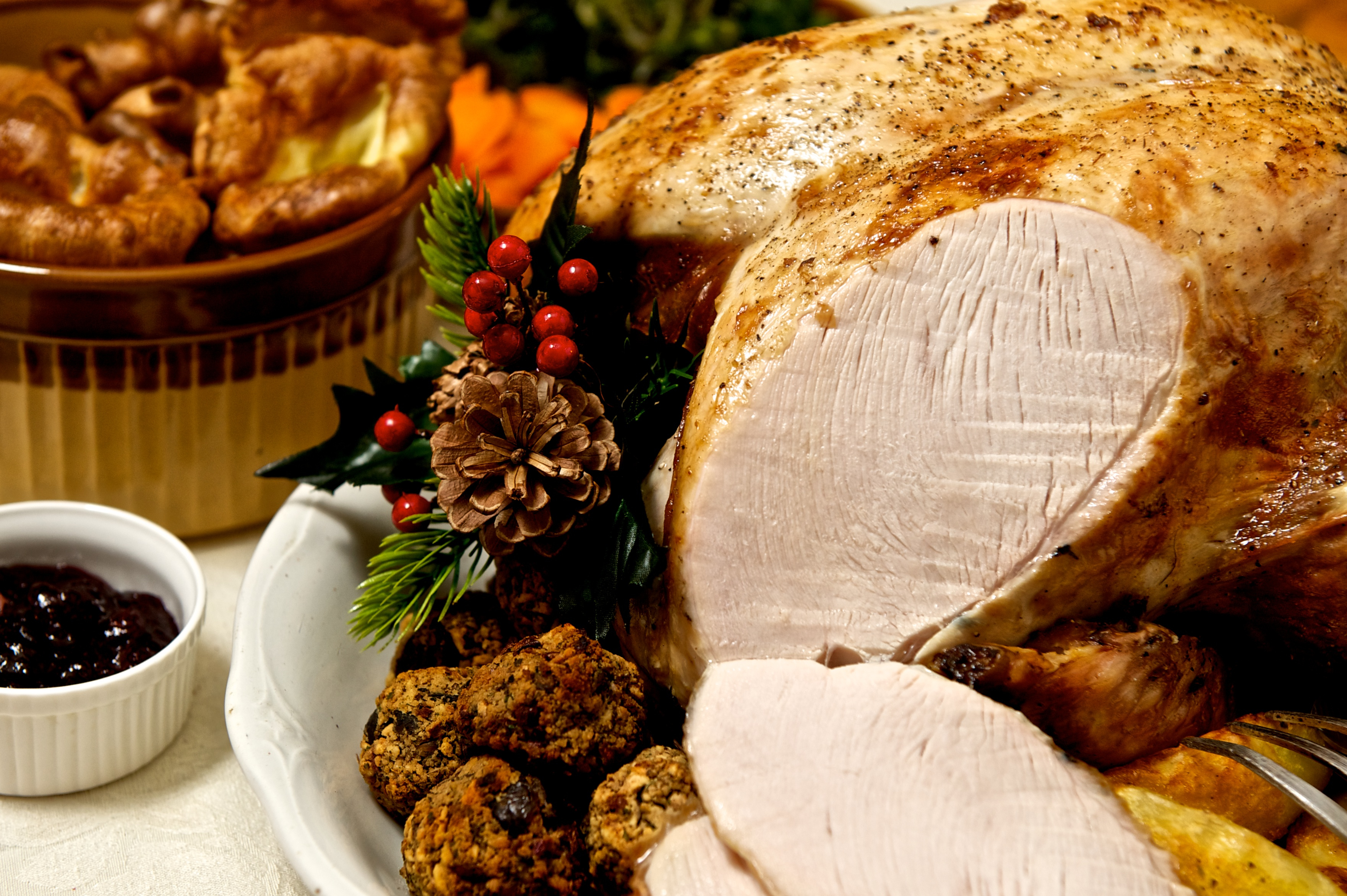 Christmas Turkey carved breast