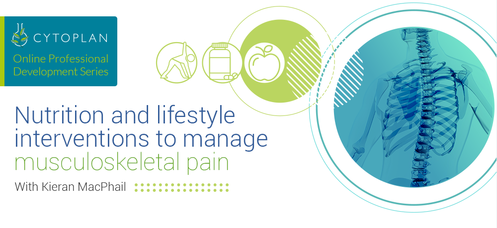 Nutrition and lifestyle interventions to manage musculoskeletal pain